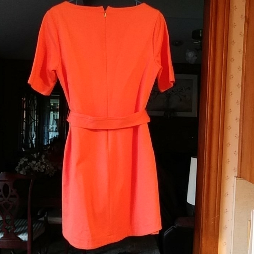 COPY - SIZE 6 TRINA TURK ORANGE DRESS!! NEVER WORN!! - Picture 5 of 11